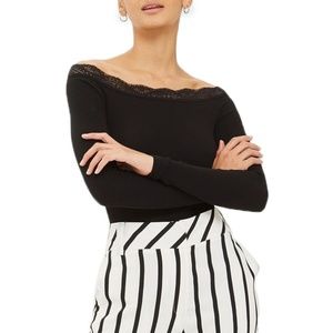 Topshop off the shoulder bodysuit